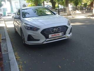 2018 Hyundai Sonata VII (LF) Рестайлинг, белый, 2120000 рублей, вид 1