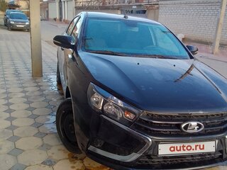 2016 Lada (ВАЗ) Vesta I, чёрный, 755000 рублей, вид 2