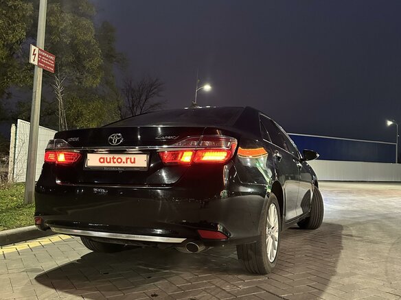 2015 Toyota Camry US Market VII (XV50) Рестайлинг, чёрный, 1900000 рублей - вид 2