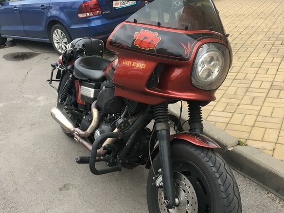 2009 Harley-Davidson Fat Bob, красный, 900000 рублей - вид 5