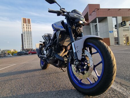 2021 Yamaha MT-03, синий, 500000 рублей, вид 1