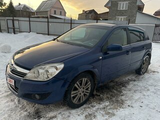 2008 Opel Astra H Рестайлинг, синий, 400000 рублей, вид 1