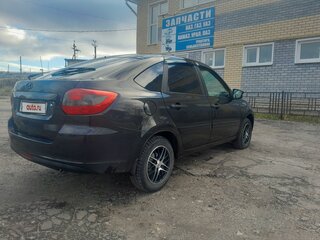 2014 Lada (ВАЗ) Granta I, чёрный, 650000 рублей, вид 5