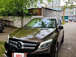 2016 Mercedes-Benz GLE 350 d I (W166), коричневый, 3600000 рублей, вид 2