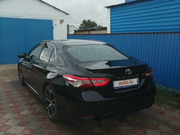 2018 Toyota Camry US Market VIII (XV70), чёрный, 2500000 рублей - вид 3