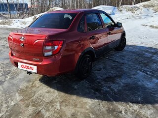 2013 Lada (ВАЗ) Granta I, красный, 380000 рублей, вид 3