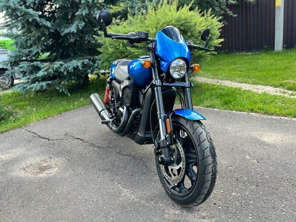 2018 Harley-Davidson Street Rod, синий, 685000 рублей - вид 1