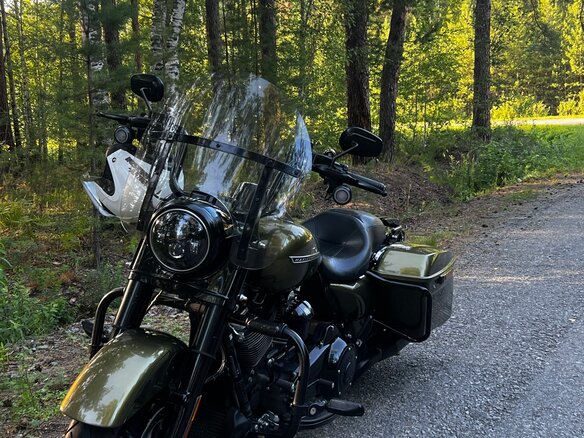2018 Harley-Davidson Road King, зелёный, 1850000 рублей - вид 5
