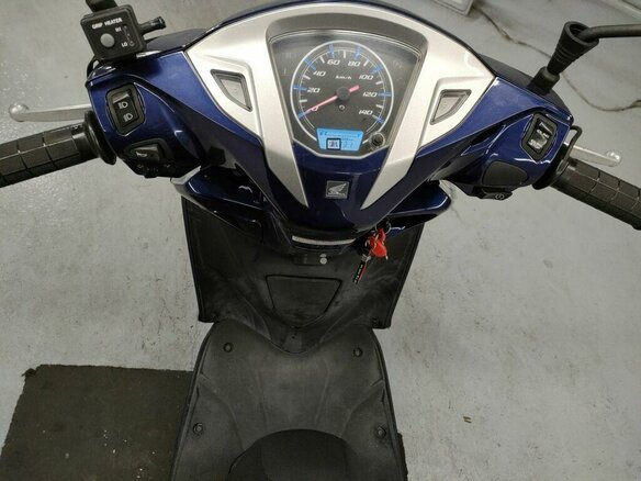 2017 Honda Lead 125, синий, 250000 рублей - вид 3