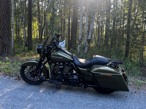 2018 Harley-Davidson Road King, зелёный, 1850000 рублей - вид 6