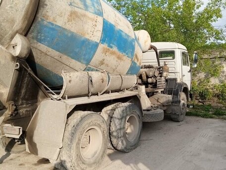 2003 КамАЗ Автобетоносмеситель, серебристый, 800000 рублей, вид 2
