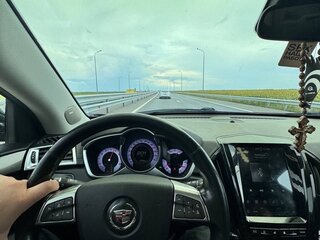 2010 Cadillac SRX II, чёрный, 1200000 рублей, вид 3
