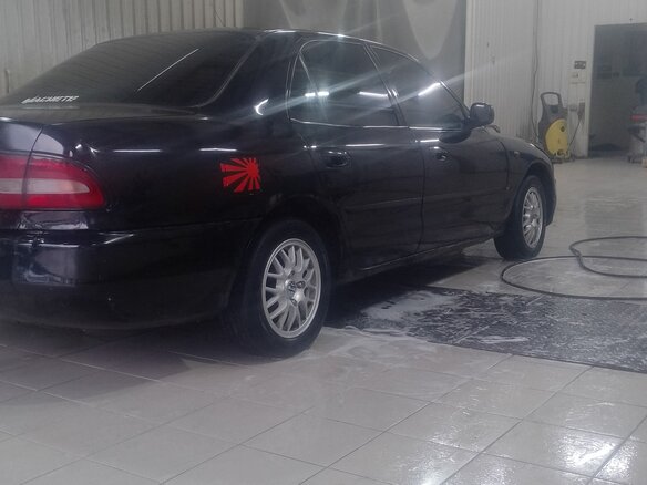 1994 Mitsubishi Galant VII, чёрный, 155000 рублей - вид 4