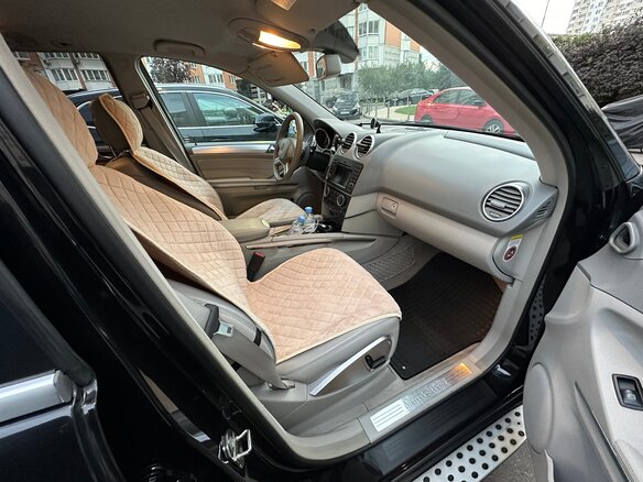 2008 Mercedes-Benz M-Класс 350 II (W164) Рестайлинг, чёрный, 1250000 рублей - вид 4