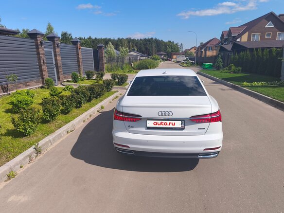 2021 Audi A6 45 TFSI V (C8), белый, 3650000 рублей - вид 3