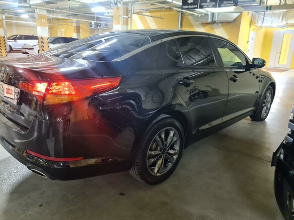 2013 Kia Optima III Рестайлинг, чёрный, 1460000 рублей - вид 9