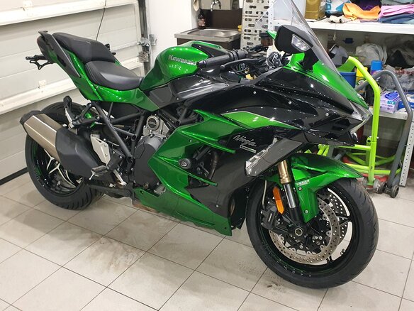 2018 Kawasaki Ninja H2 SX, зелёный, 1450000 рублей - вид 20