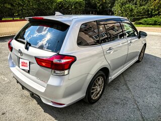 2016 Toyota Corolla Fielder XI (E160, E170, E180) Рестайлинг 1, серый, 1410000 рублей, вид 2