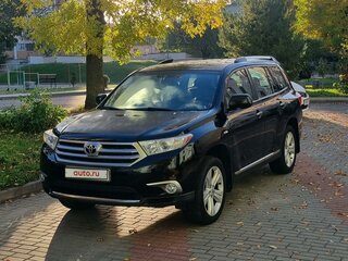 2013 Toyota Highlander II (XU40) Рестайлинг, чёрный, 2200000 рублей, вид 1