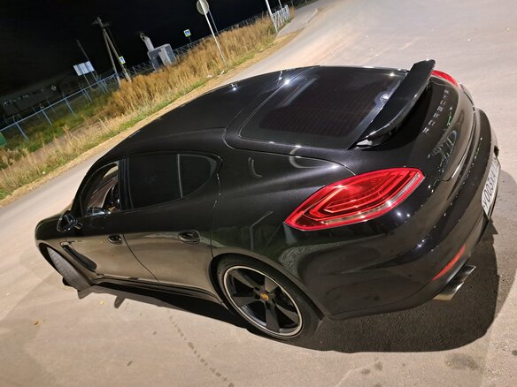2013 Porsche Panamera 4S I Рестайлинг, чёрный - вид 9