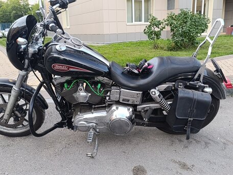 2008 Harley-Davidson Dyna Low Rider, чёрный, 700000 рублей, вид 2