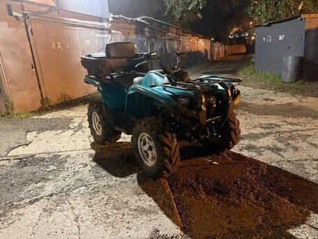 2014 Yamaha Grizzly 700, голубой, 670000 рублей, вид 4