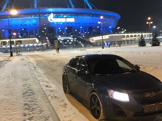 2012 Chevrolet Cruze I Рестайлинг, серый, 720000 рублей, вид 3