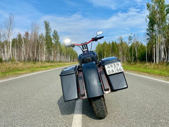 2008 Harley-Davidson Road King, чёрный, 849000 рублей - вид 14