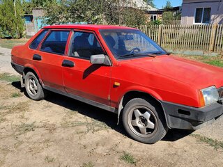 1997 Lada (ВАЗ) 21099, красный, 95000 рублей, вид 2
