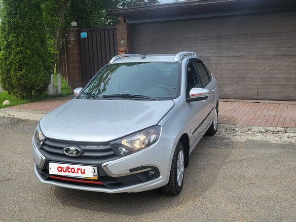 2023 Lada (ВАЗ) Granta I Рестайлинг, серый, 740000 рублей - вид 1