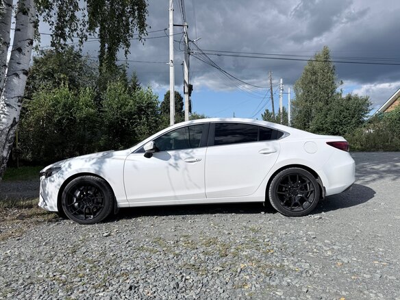 2016 Mazda 6 III (GJ) Рестайлинг, белый, 2600000 рублей - вид 8