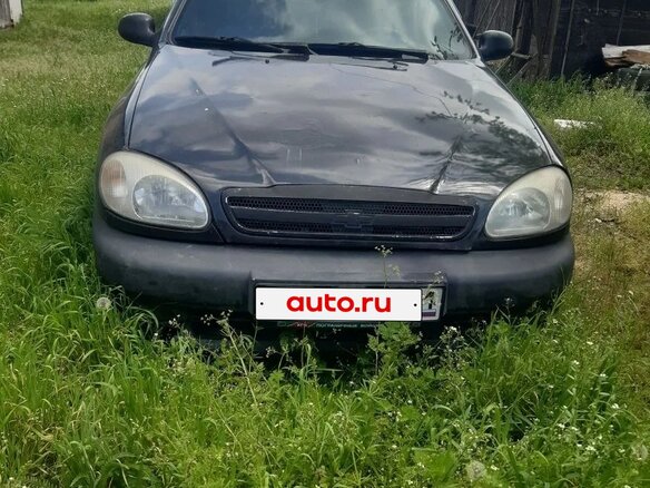 2008 Chevrolet Lanos I, чёрный, 350000 рублей