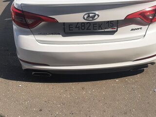 2016 Hyundai Sonata VII (LF), белый, 1300000 рублей, вид 3