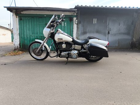2007 Harley-Davidson Dyna Wide Glide, белый, 760000 рублей, вид 1
