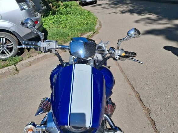 2007 Suzuki Boulevard M109R, синий, 1050000 рублей - вид 6