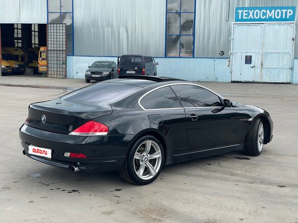 2004 BMW 6 серии 645i II (E63/E64), чёрный, 750000 рублей - вид 5
