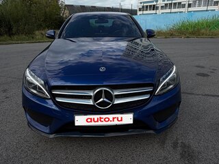 2017 Mercedes-Benz C-Класс 200 IV (W205), синий, 2350000 рублей, вид 2