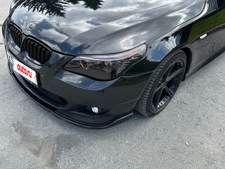 2008 BMW 5 серии 530xi V (E60/E61) Рестайлинг, чёрный, 1800000 рублей, вид 3