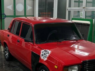 1998 Lada (ВАЗ) 2107, красный, 120000 рублей, вид 4