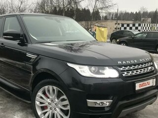 2017 Land Rover Range Rover Sport II, чёрный, 3400000 рублей, вид 3