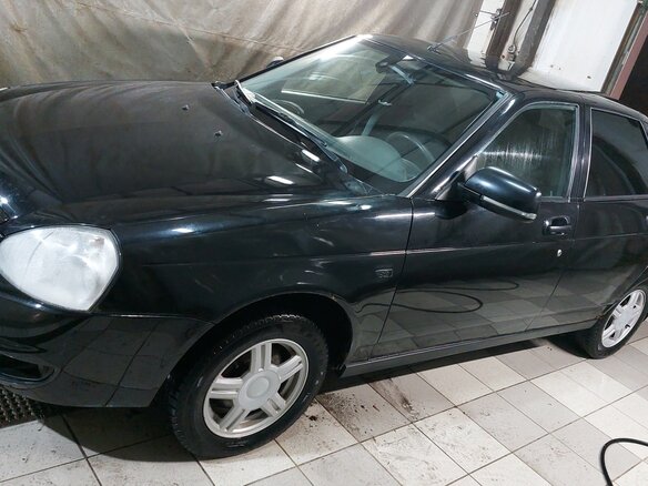 2011 Lada (ВАЗ) Priora I, чёрный, 320000 рублей - вид 7