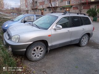 2004 Hyundai Santa Fe I, серебристый, 650000 рублей, вид 4
