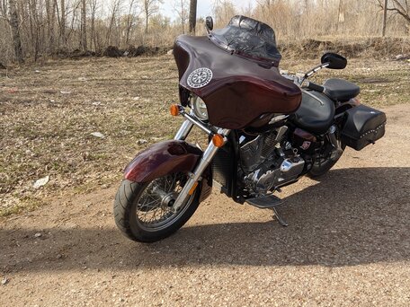 2004 Honda VTX 1300, красный, 610000 рублей, вид 5