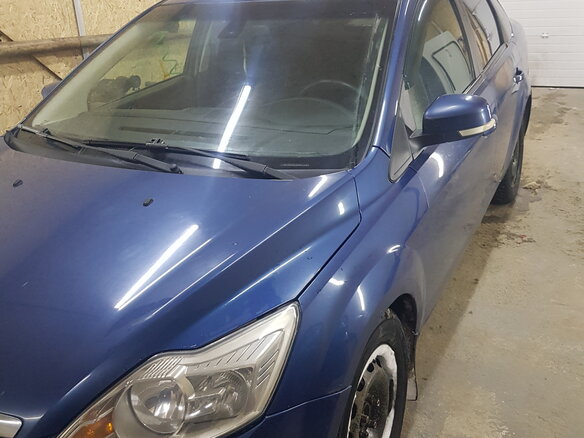 2008 Ford Focus II Рестайлинг, синий, 355000 рублей - вид 6