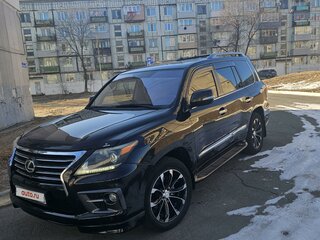 2013 Lexus LX 570 III Рестайлинг, чёрный, 6200000 рублей, вид 1