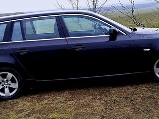 2007 BMW 5 серии 520d V (E60/E61) Рестайлинг, чёрный, 1050000 рублей, вид 5