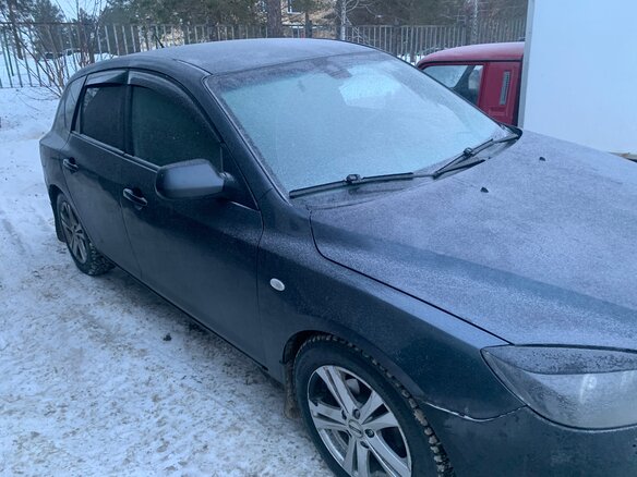 2008 Mazda 3 I (BK) Рестайлинг, серый, 850000 рублей - вид 3
