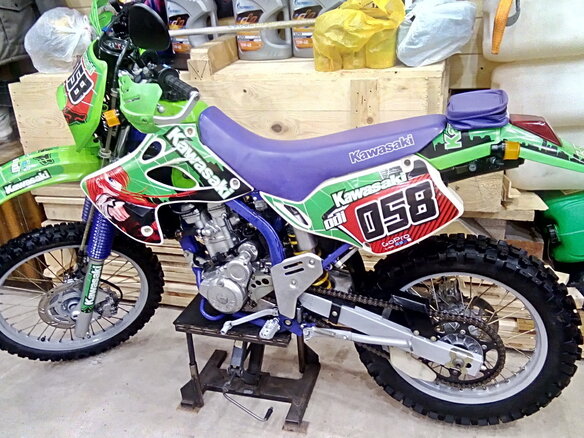 1994 Kawasaki KLX 250, зелёный, 270000 рублей - вид 13