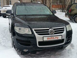 2008 Volkswagen Touareg I Рестайлинг, чёрный, 1620000 рублей, вид 1