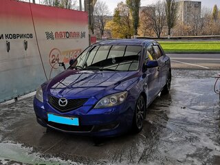 2006 Mazda 3 I (BK) Рестайлинг, синий, 650000 рублей, вид 1